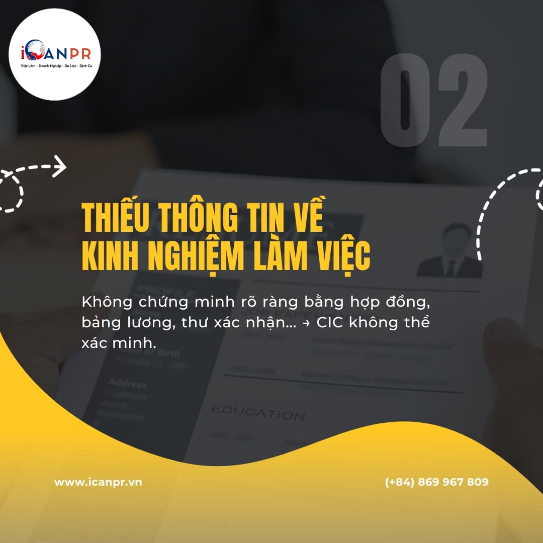Lý do Visa bị từ chối
