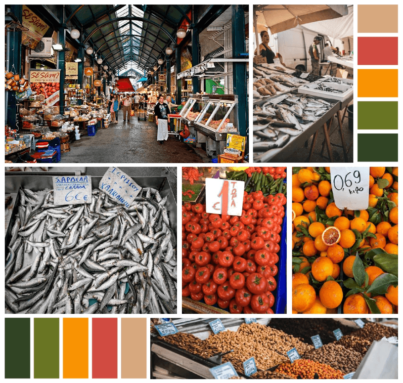 Chợ và thực phẩm Hy Lạp