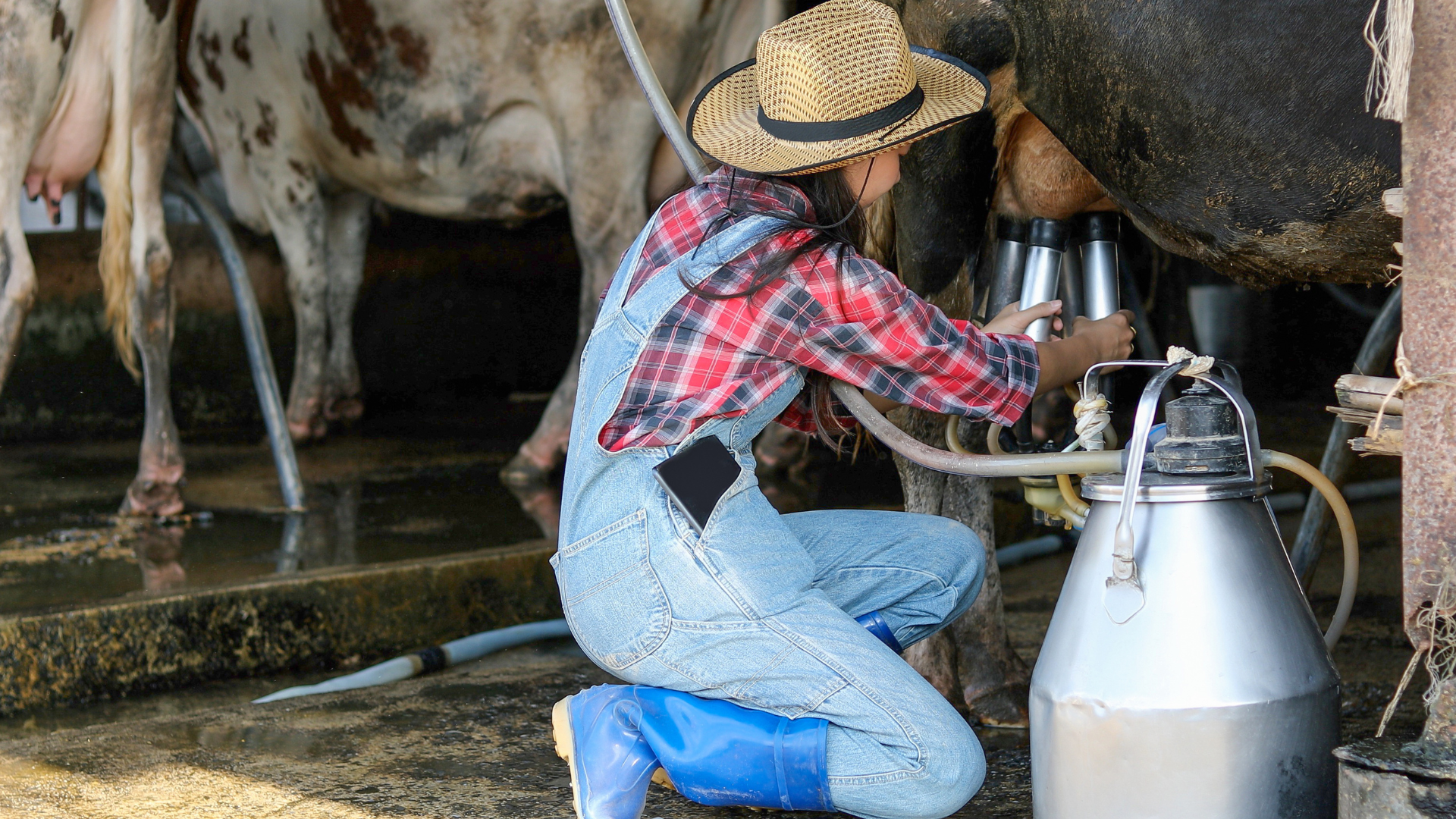 Công Nhân Trại Bò Sữa