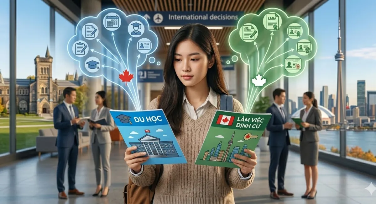 Du học vs làm việc định cư Canada? 6 Du học vs làm việc định cư Canada?