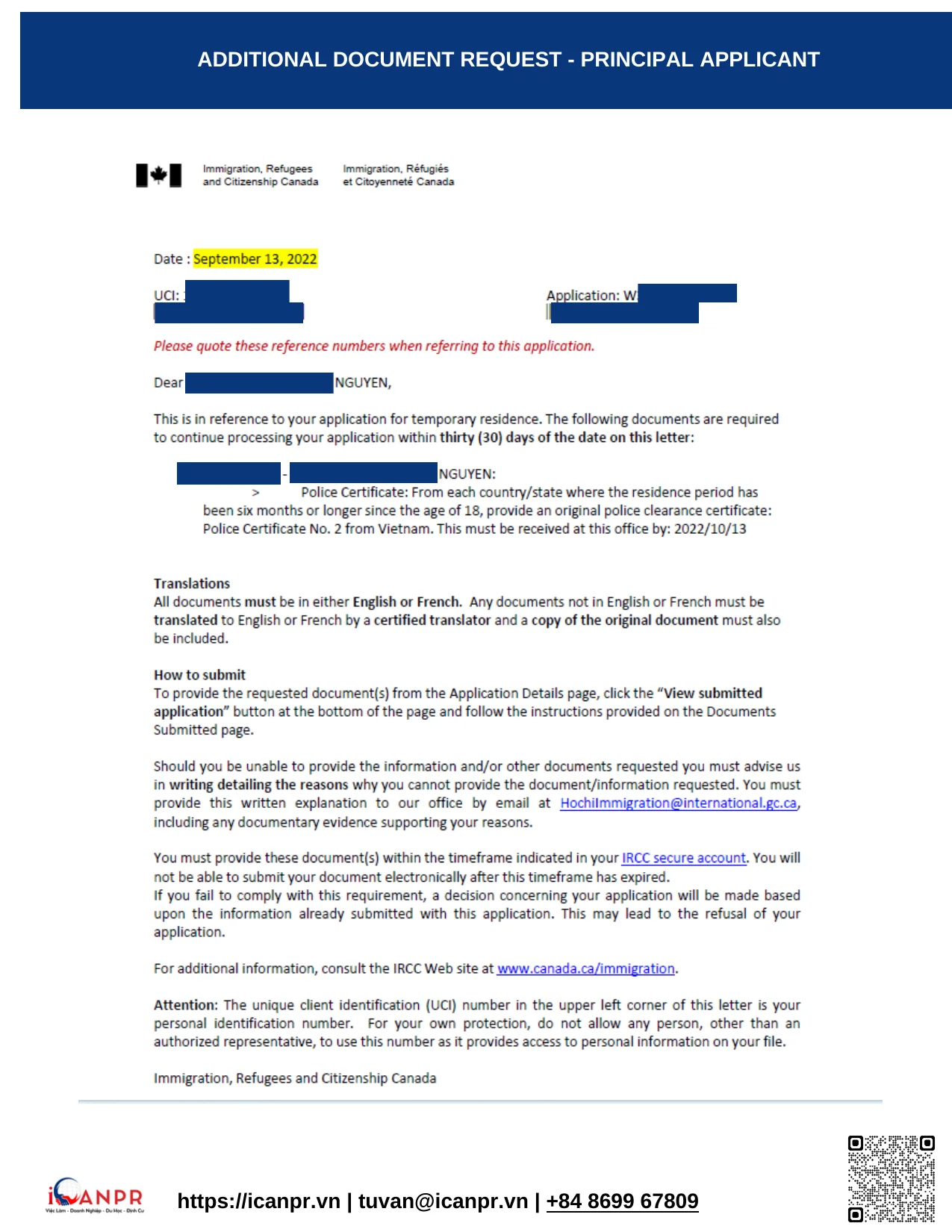 Khách hàng thành công - Work Permit Mrs. Vinh Nguyen 16 10_ADR_Principal