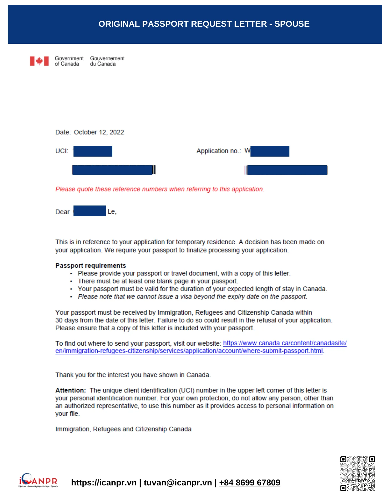 Khách hàng thành công - Work Permit Mrs. Vinh Nguyen 21 15_Passport_Request_Spouse
