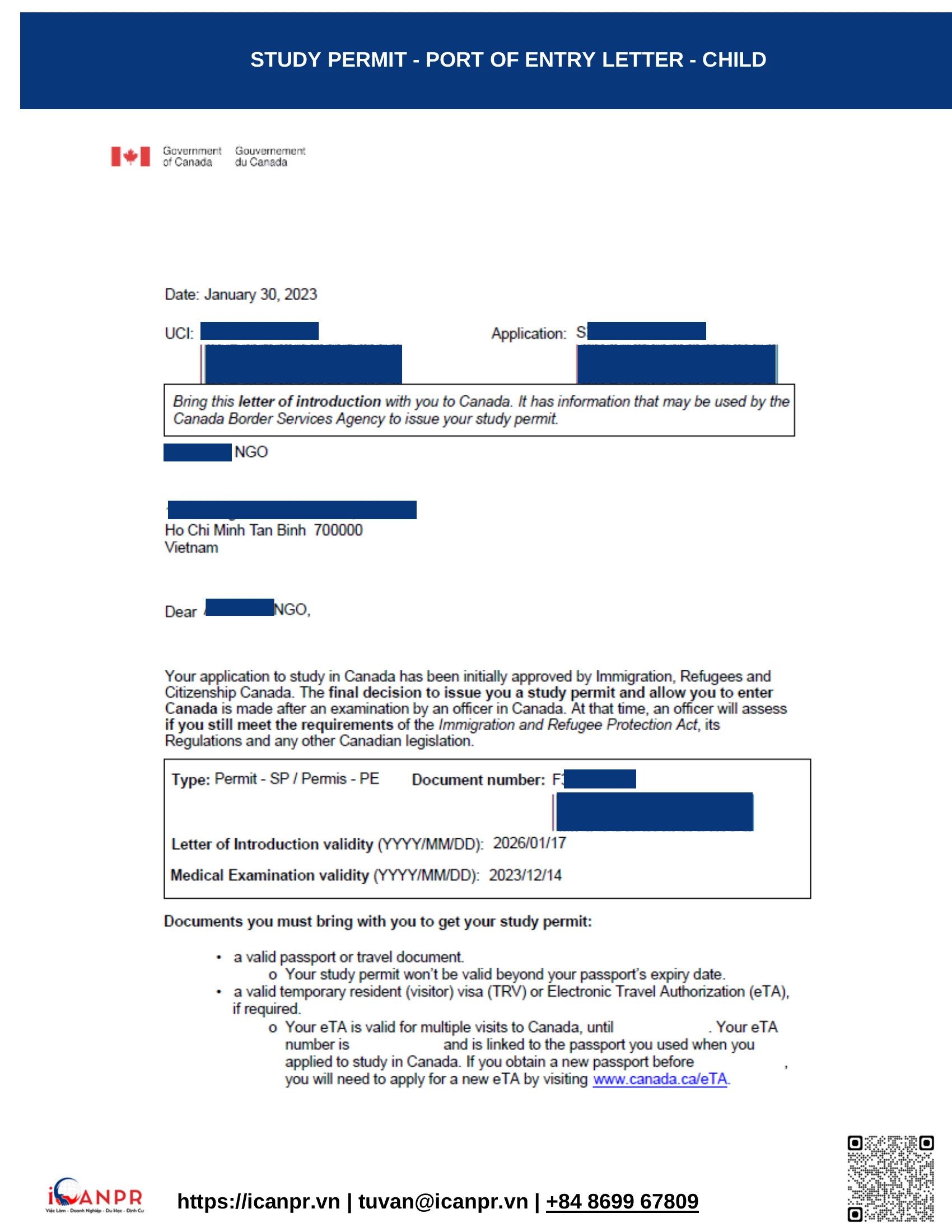 Khách hàng thành công – Work Permit Mr. Hiep Ngo 28 24 study permit poe child