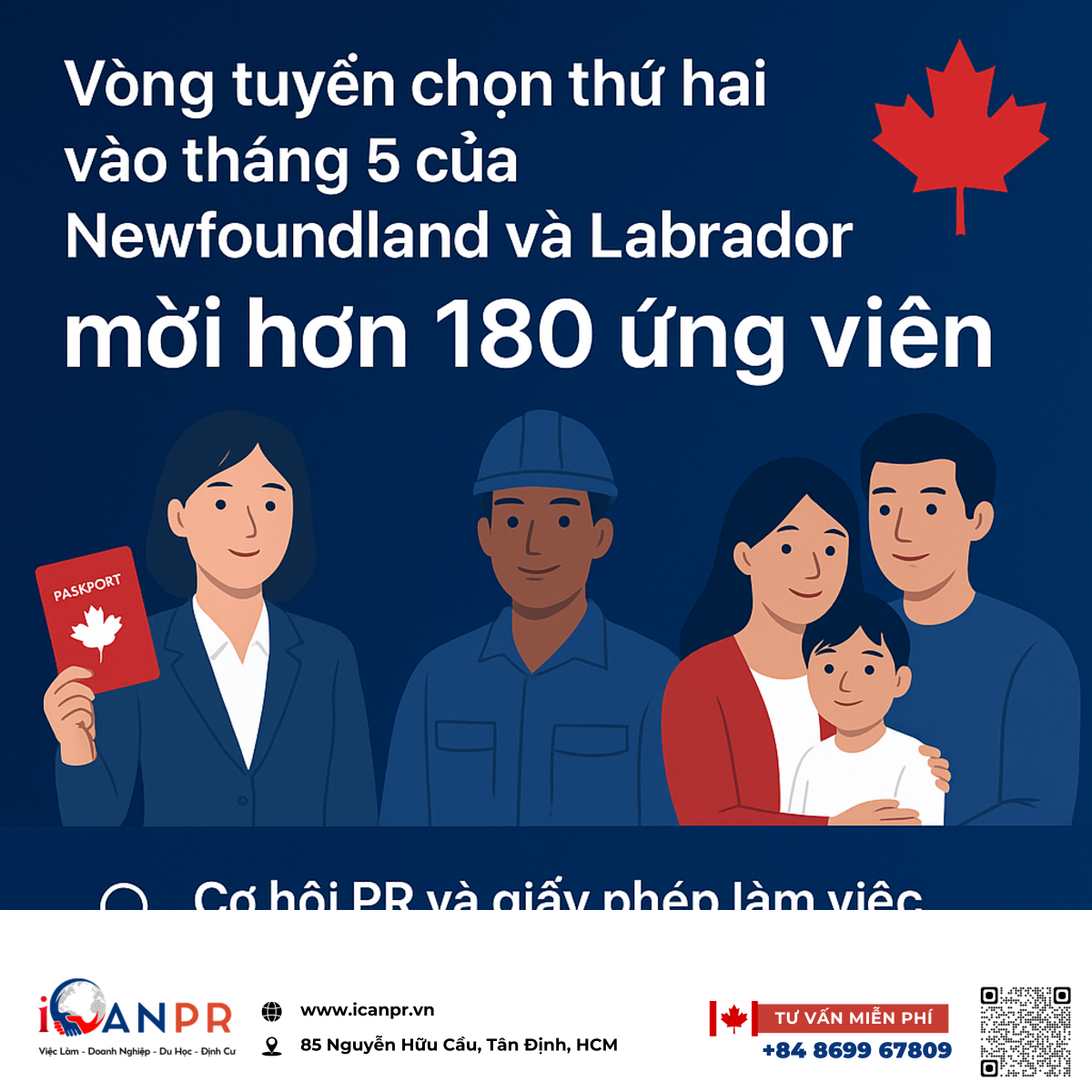 iCanPR - Đợt chọn ứng viên thứ hai - tháng 5 của Newfoundland và Labrador mời hơn 180 ứng viên iCanPR - Đợt chọn ứng viên thứ hai - tháng 5 của Newfoundland và Labrador mời hơn 180 ứng viên