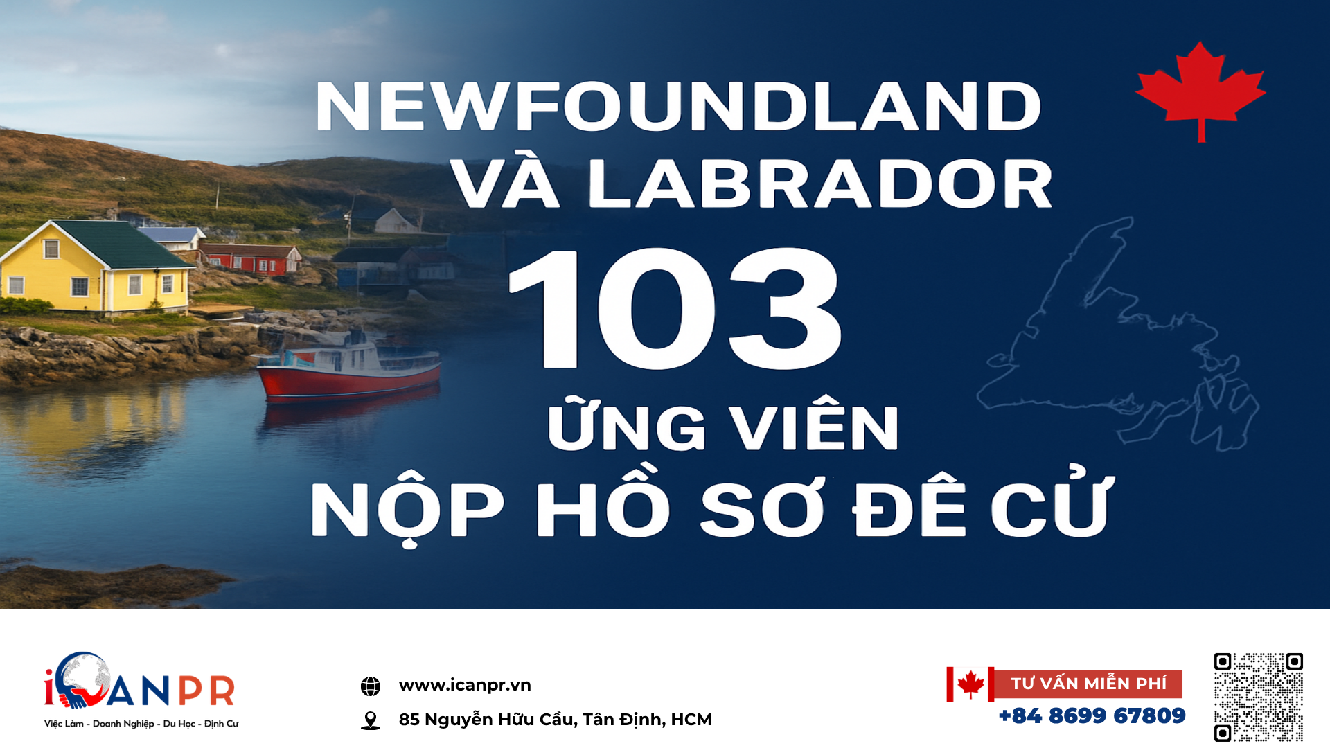 iCanPR - Newfoundland và Labrador mời 103 ứng viên nộp hồ sơ đề cử