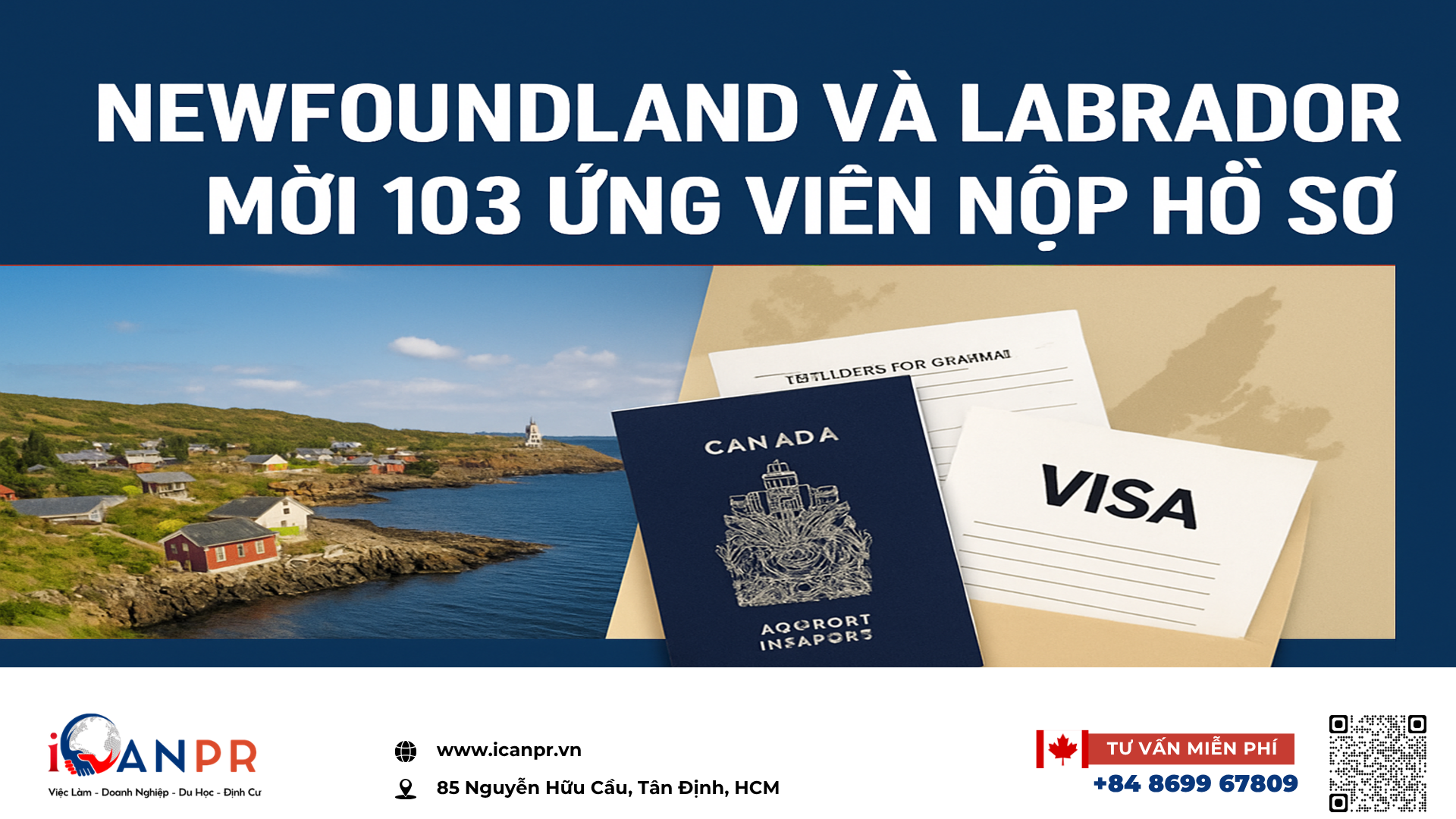 iCanPR - Newfoundland và Labrador mời 103 ứng viên nộp hồ sơ