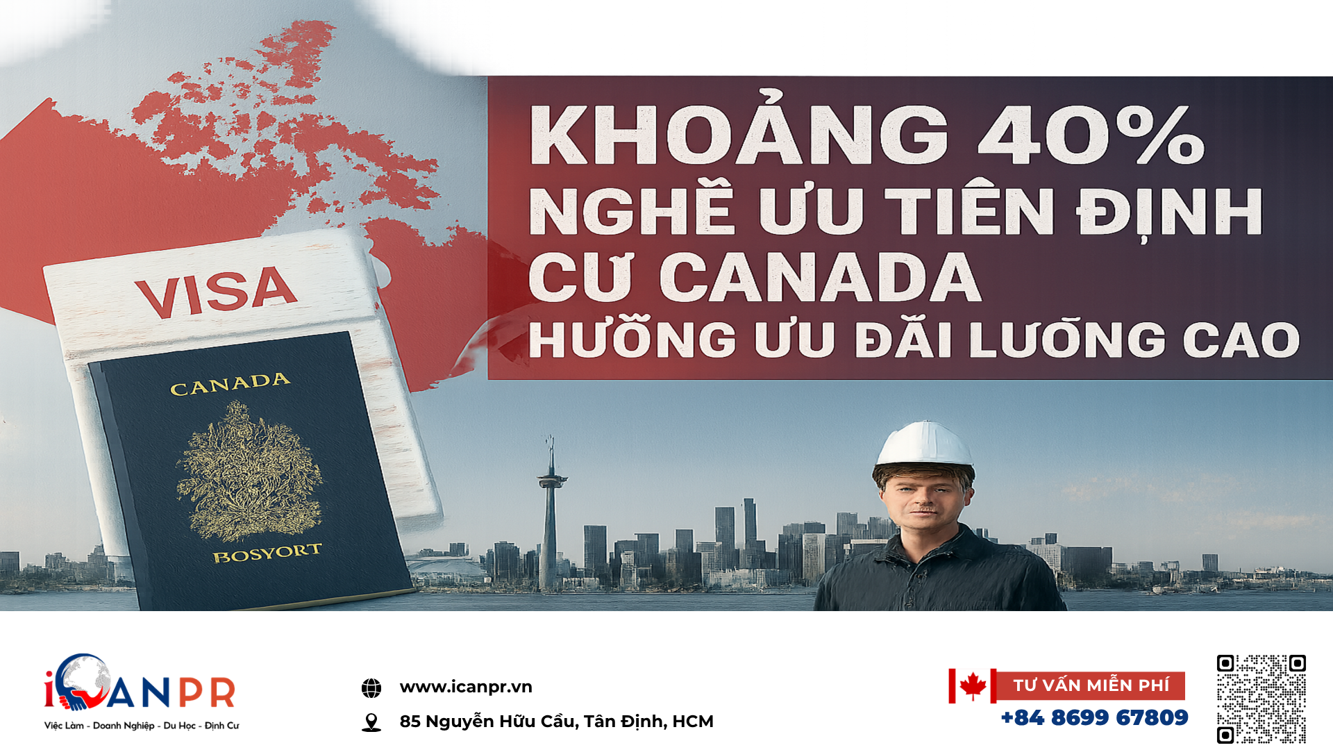 iCanPR - Khoảng 40% nghề ưu tiên định cư Canada hưởng ưu đãi lương cao iCanPR - Khoảng 40% nghề ưu tiên định cư Canada hưởng ưu đãi lương cao