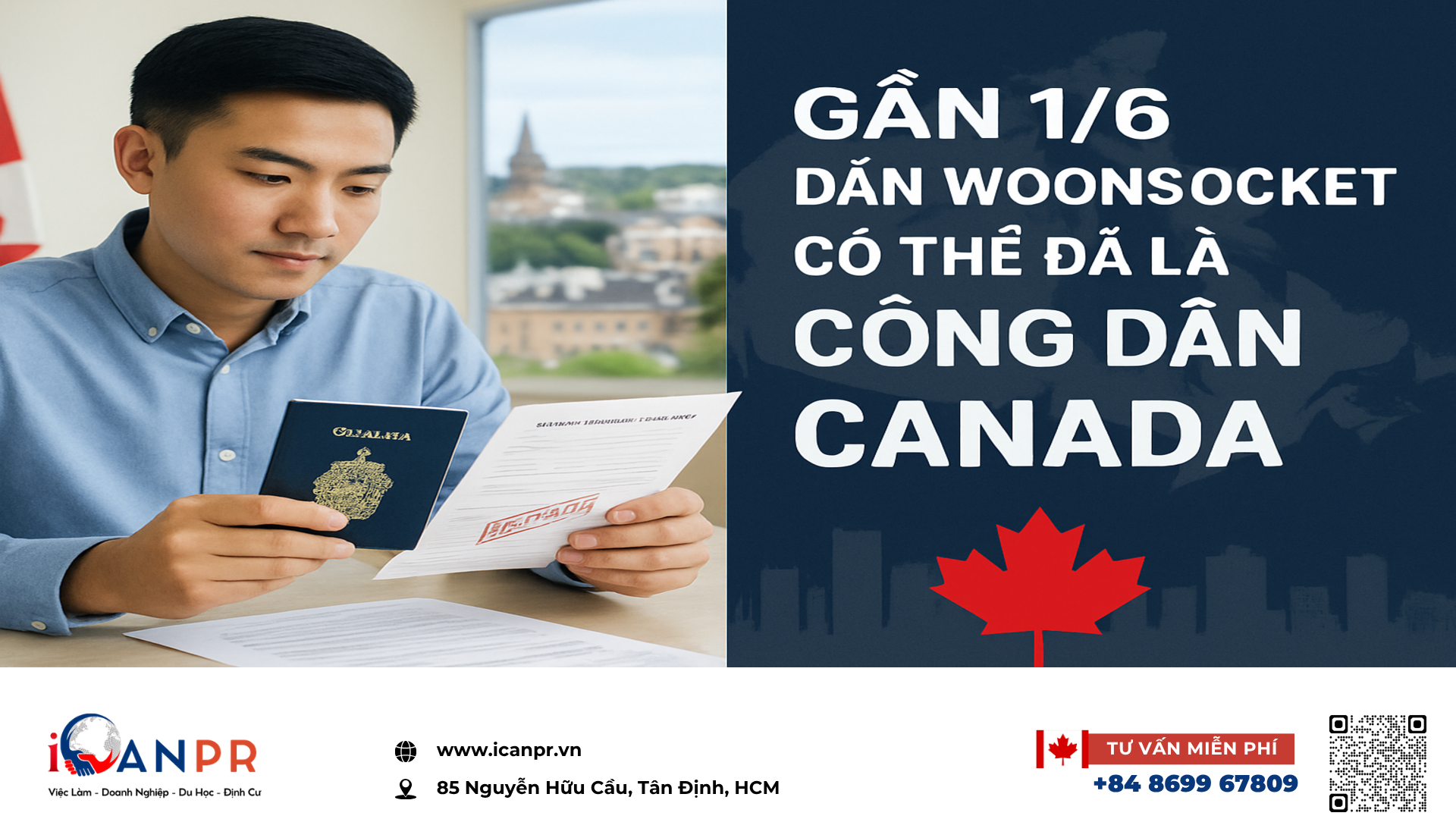iCanPR - Gần 1/6 dân Woonsocket có thể đã là công dân Canada