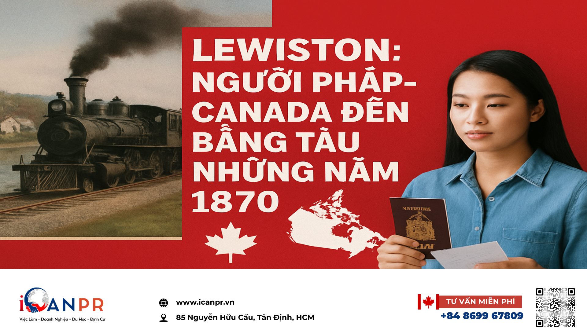 iCanPR - Lewiston: người Pháp-Canada đến bằng tàu những năm 1870 iCanPR - Lewiston: người Pháp-Canada đến bằng tàu những năm 1870