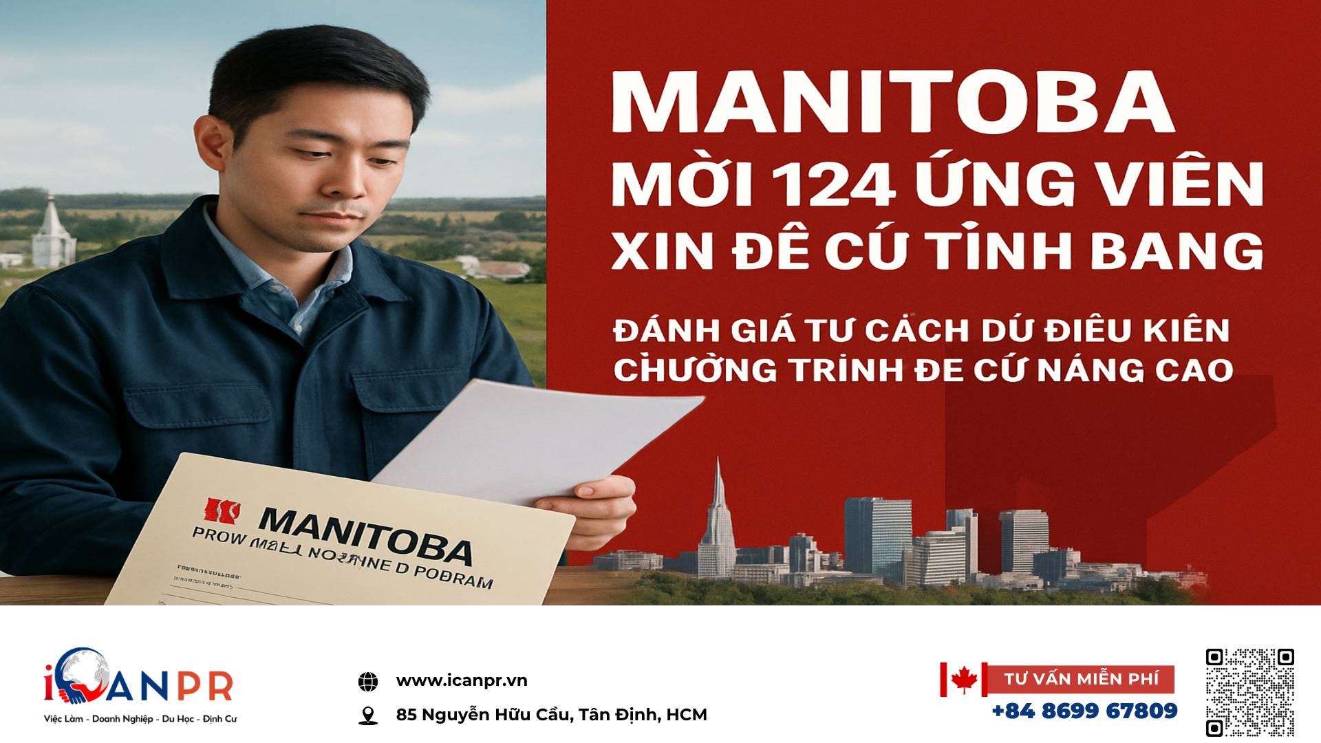 iCanPR - Manitoba mời 124 ứng viên xin đề cử tỉnh bang