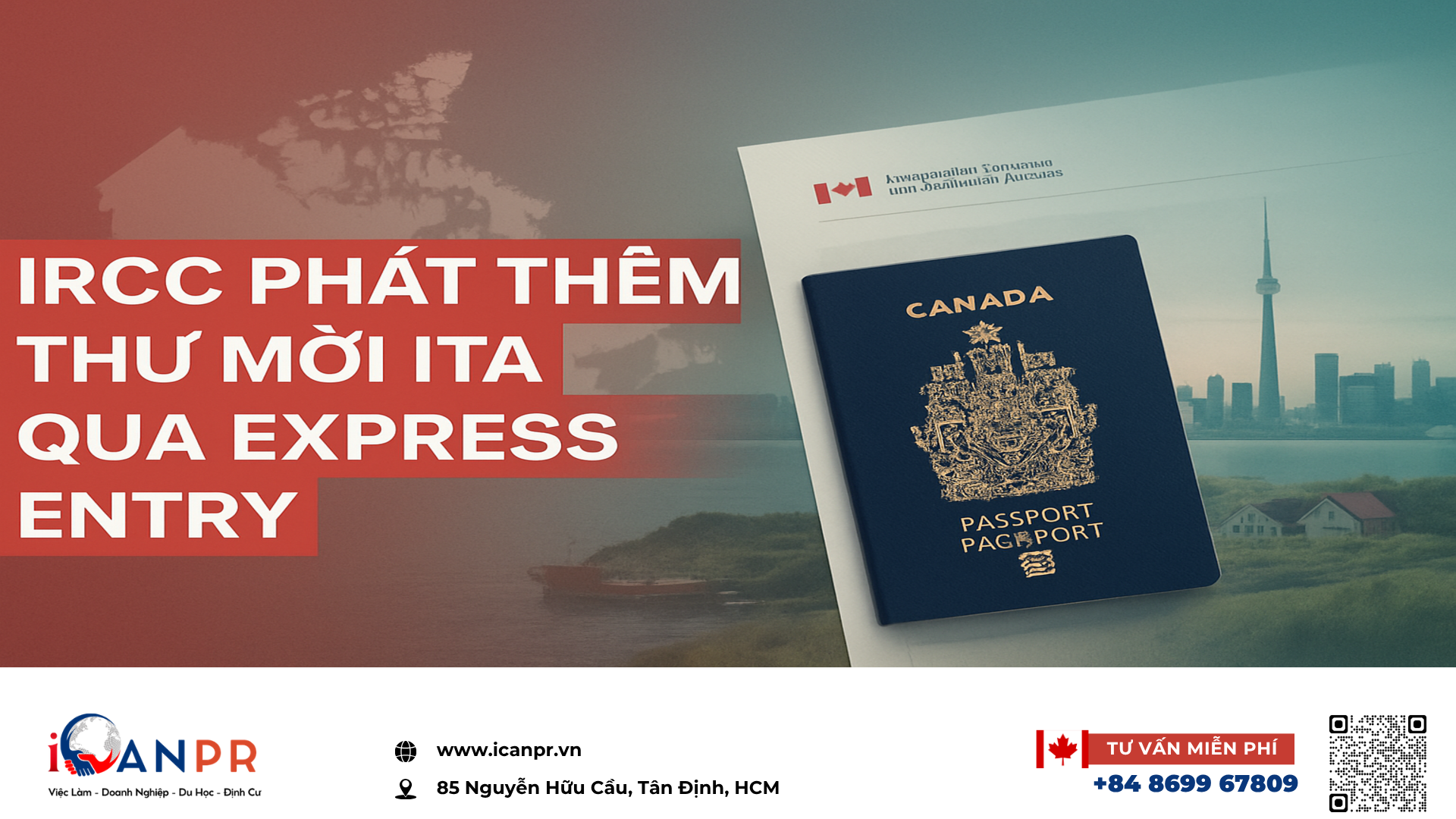iCanPR - IRCC phát thêm thư mời ITA qua Express Entry