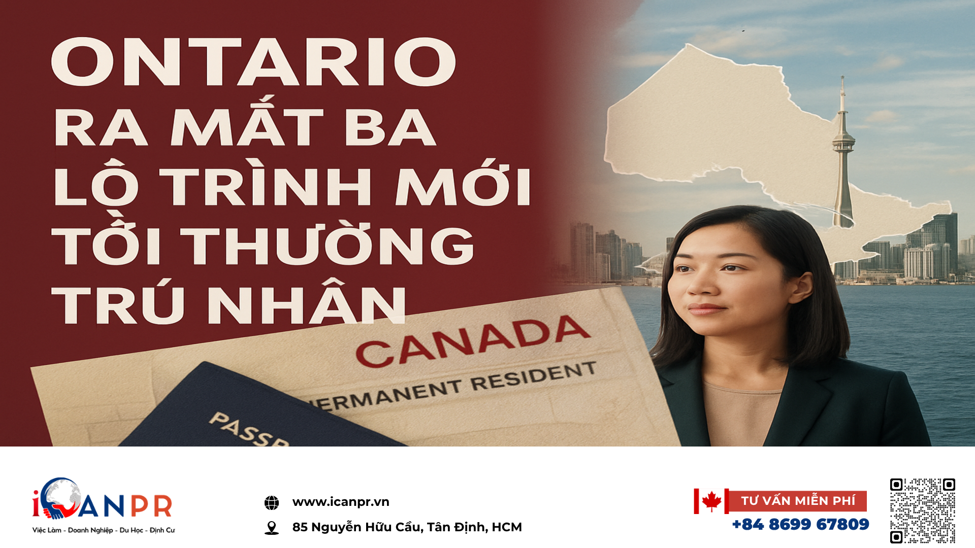 iCanPR - Ontario ra mắt ba lộ trình mới tới thường trú nhân
