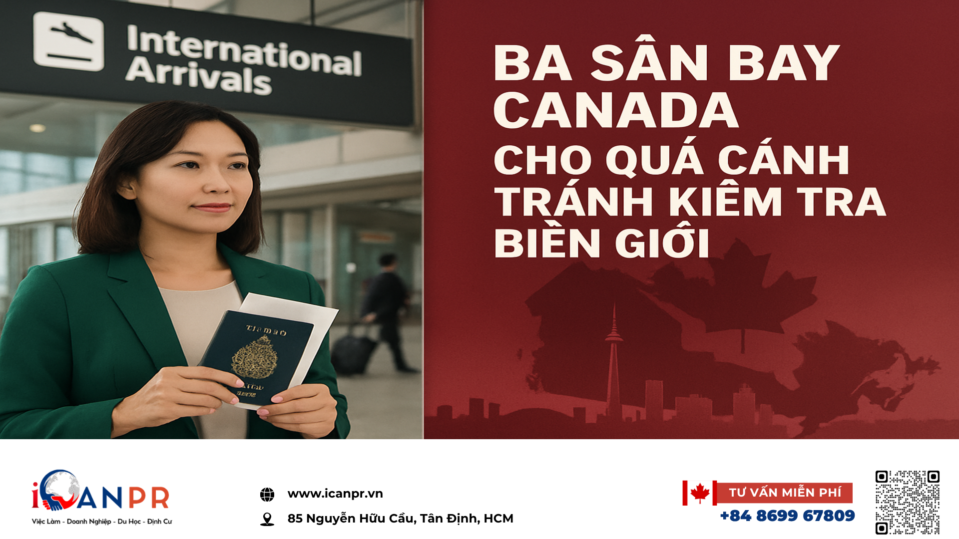 iCanPR - Ba sân bay Canada cho quá cảnh tránh kiểm tra biên giới
