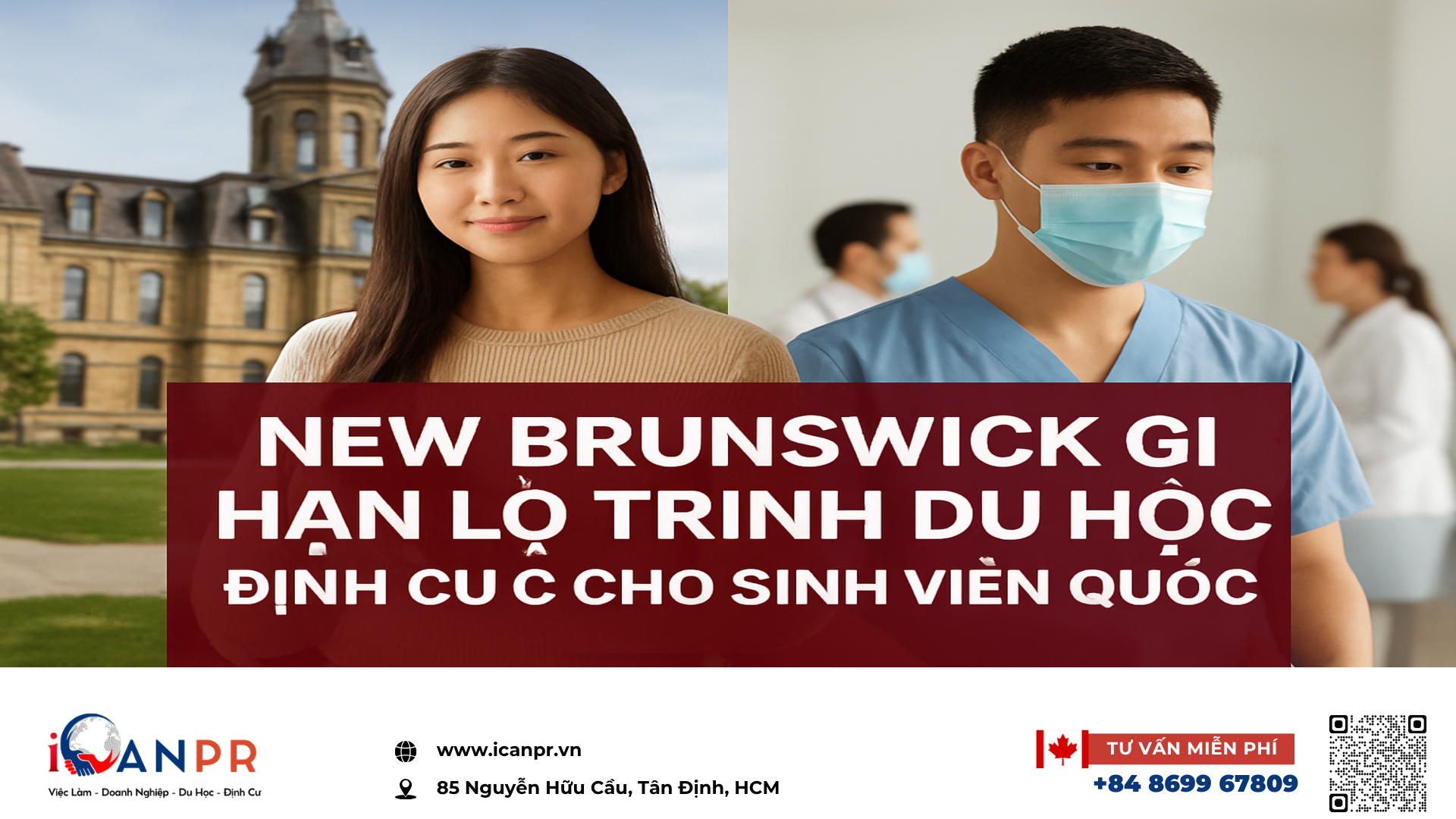 iCanPR - New Brunswick gia hạn lộ trình du học-định cư cho sinh viên quốc tế
