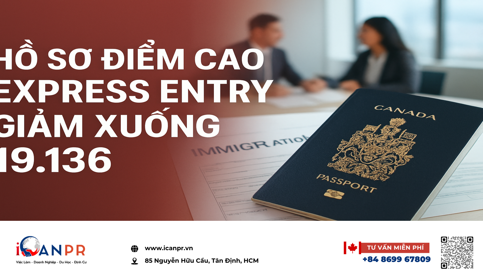 iCanPR - Hồ sơ điểm cao Express Entry giảm xuống 19.136