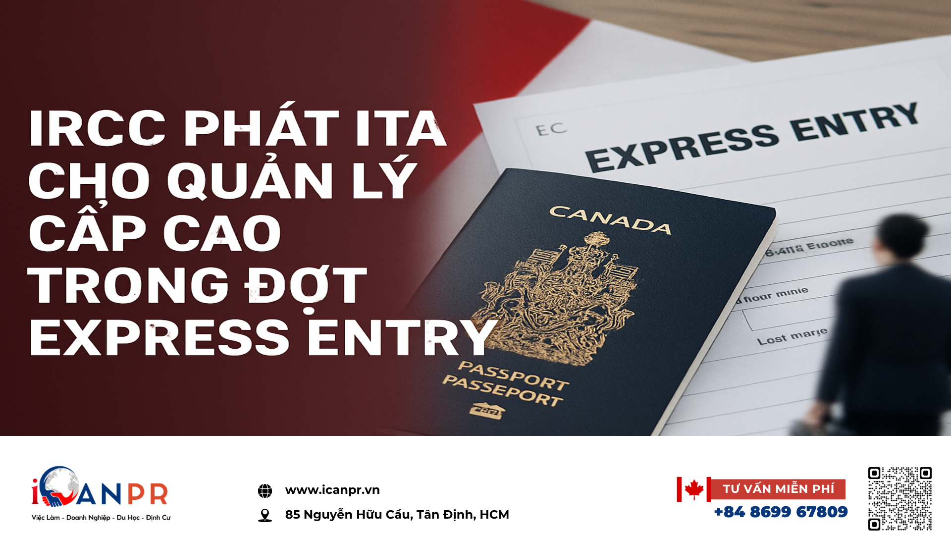 iCanPR - IRCC phát ITA cho quản lý cấp cao trong đợt Express Entry