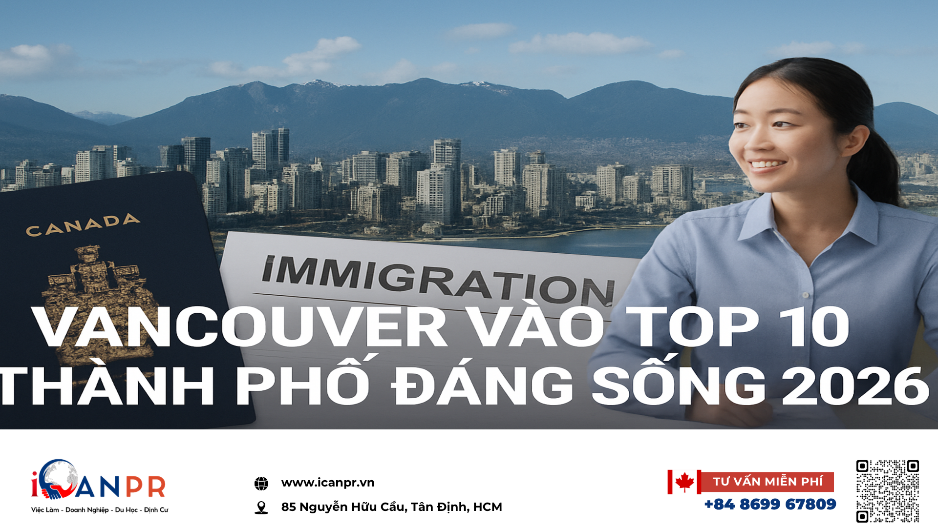 iCanPR - Vancouver vào top 10 thành phố đáng sống 2026