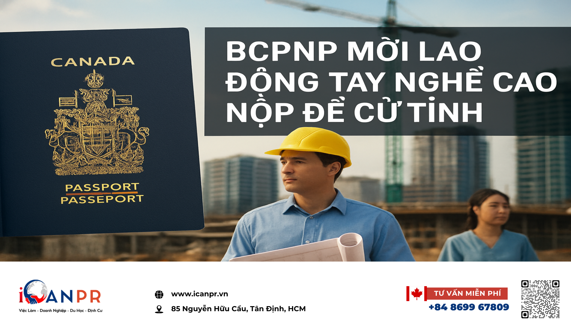 iCanPR - BCPNP mời lao động tay nghề cao nộp đề cử tỉnh
