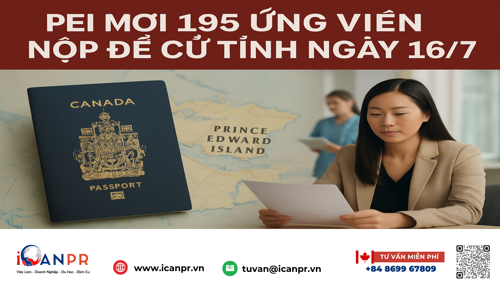iCanPR - PEI mời 195 ứng viên nộp đề cử tỉnh ngày 16/7 iCanPR - PEI mời 195 ứng viên nộp đề cử tỉnh ngày 16/7