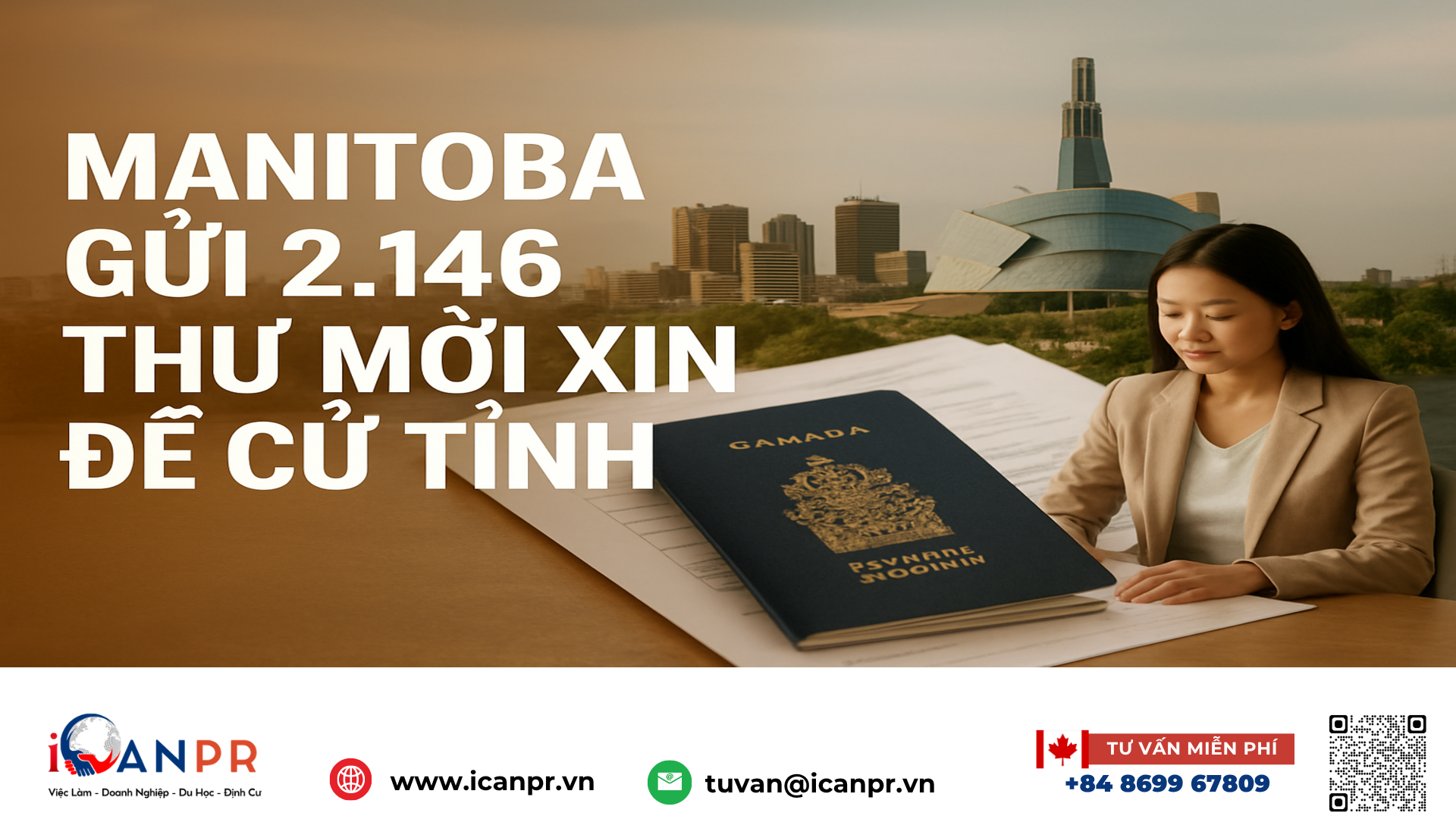iCanPR - Manitoba gửi 2.146 thư mời xin đề cử tỉnh