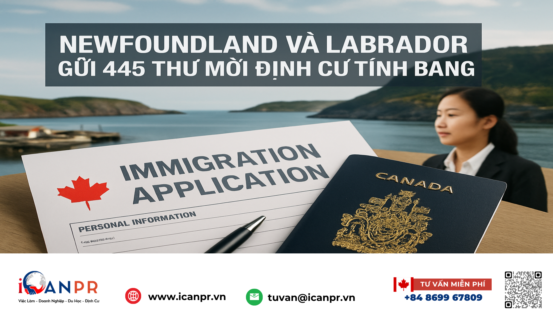 iCanPR - Newfoundland và Labrador gửi 445 thư mời định cư tỉnh bang