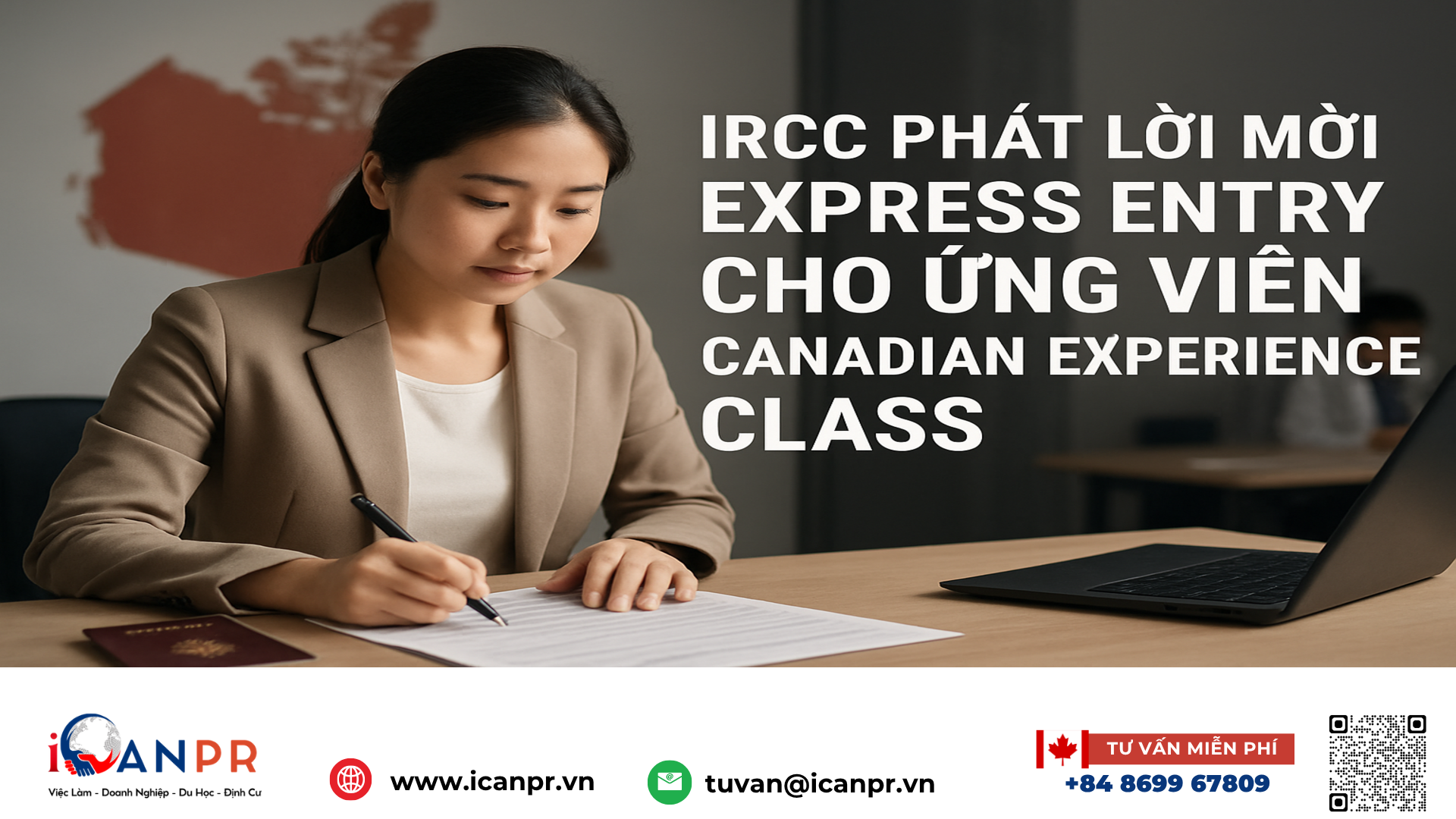 iCanPR - IRCC phát lời mời Express Entry cho ứng viên Canadian Experience Class iCanPR - IRCC phát lời mời Express Entry cho ứng viên Canadian Experience Class