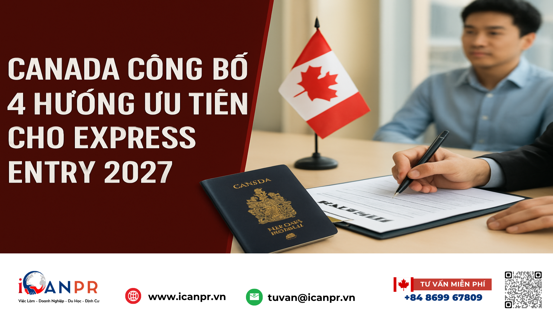 iCanPR - Canada công bố 4 hướng ưu tiên cho Express Entry 2027