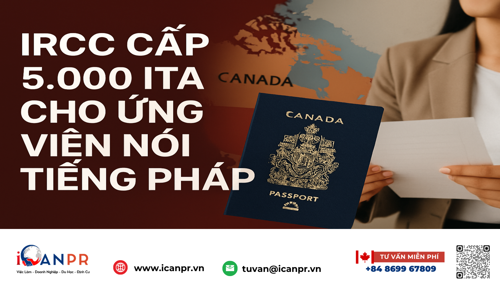 iCanPR - IRCC cấp 5.000 ITA cho ứng viên nói tiếng Pháp iCanPR - IRCC cấp 5.000 ITA cho ứng viên nói tiếng Pháp