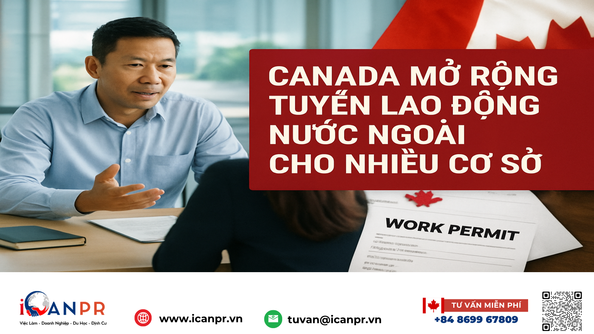 iCanPR - Canada mở rộng tuyển lao động nước ngoài cho nhiều cơ sở