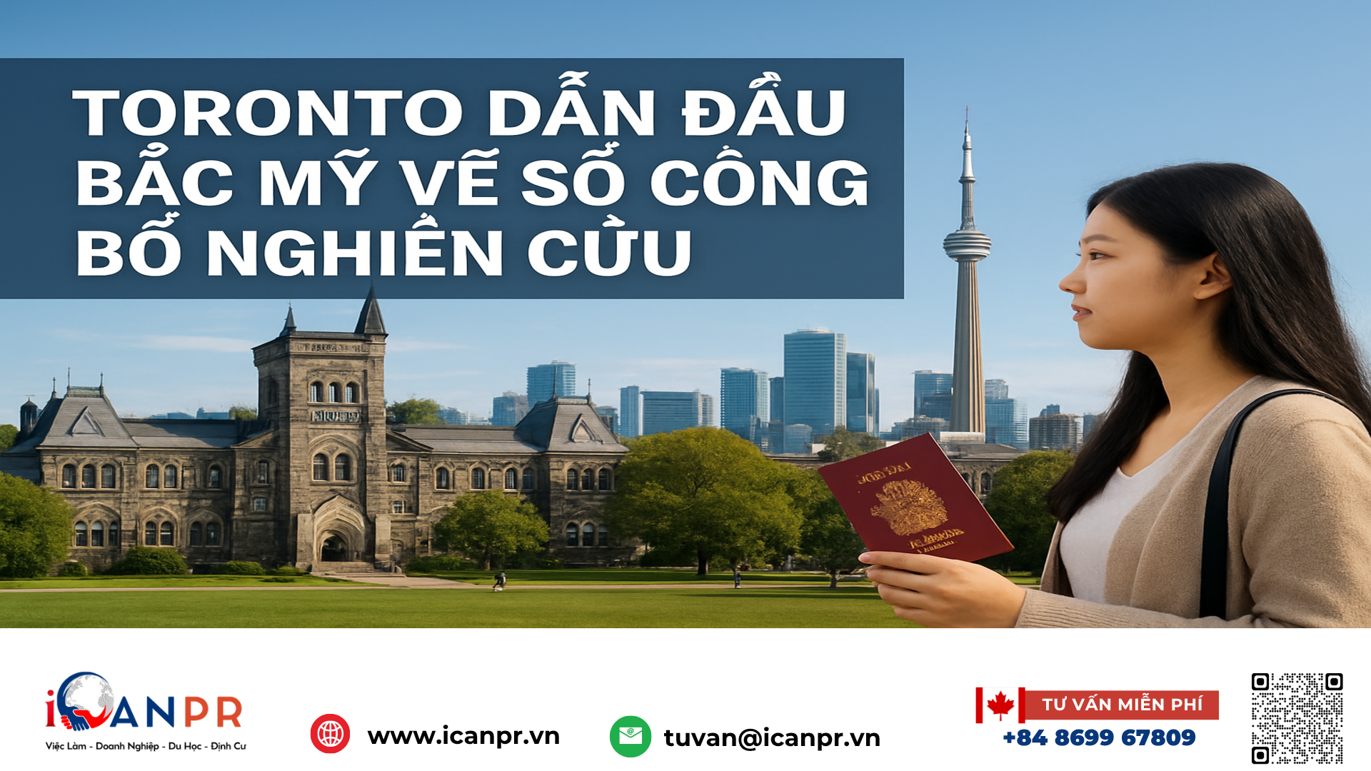 iCanPR - Toronto dẫn đầu Bắc Mỹ về số công bố nghiên cứu iCanPR - Toronto dẫn đầu Bắc Mỹ về số công bố nghiên cứu