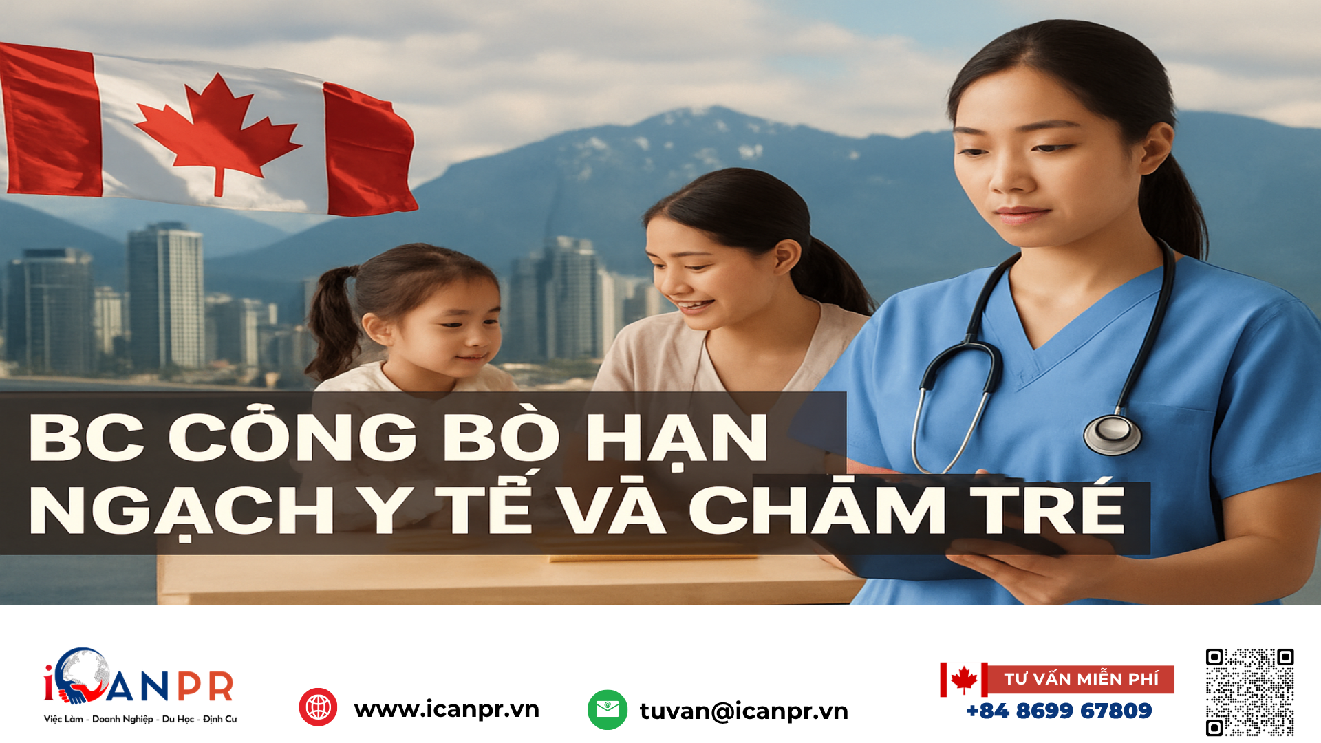 iCanPR - BC công bố hạn ngạch y tế và chăm trẻ iCanPR - BC công bố hạn ngạch y tế và chăm trẻ