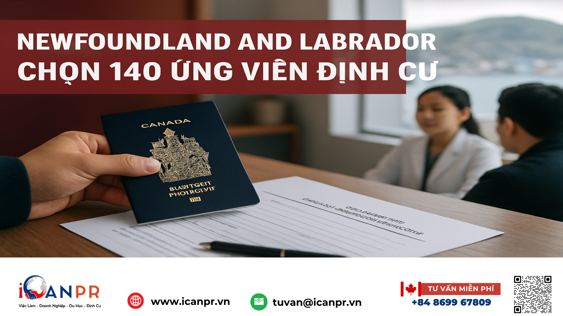 iCanPR - Newfoundland and Labrador chọn 140 ứng viên định cư