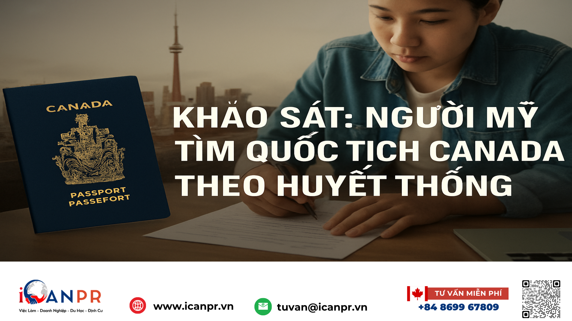 iCanPR - Khảo sát: Người Mỹ tìm quốc tịch Canada theo huyết thống iCanPR - Khảo sát: Người Mỹ tìm quốc tịch Canada theo huyết thống