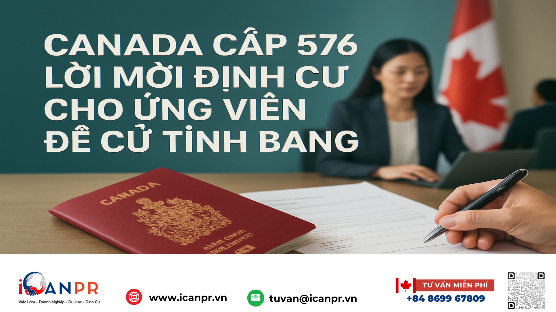 iCanPR - Canada cấp 576 lời mời định cư cho ứng viên đề cử tỉnh bang