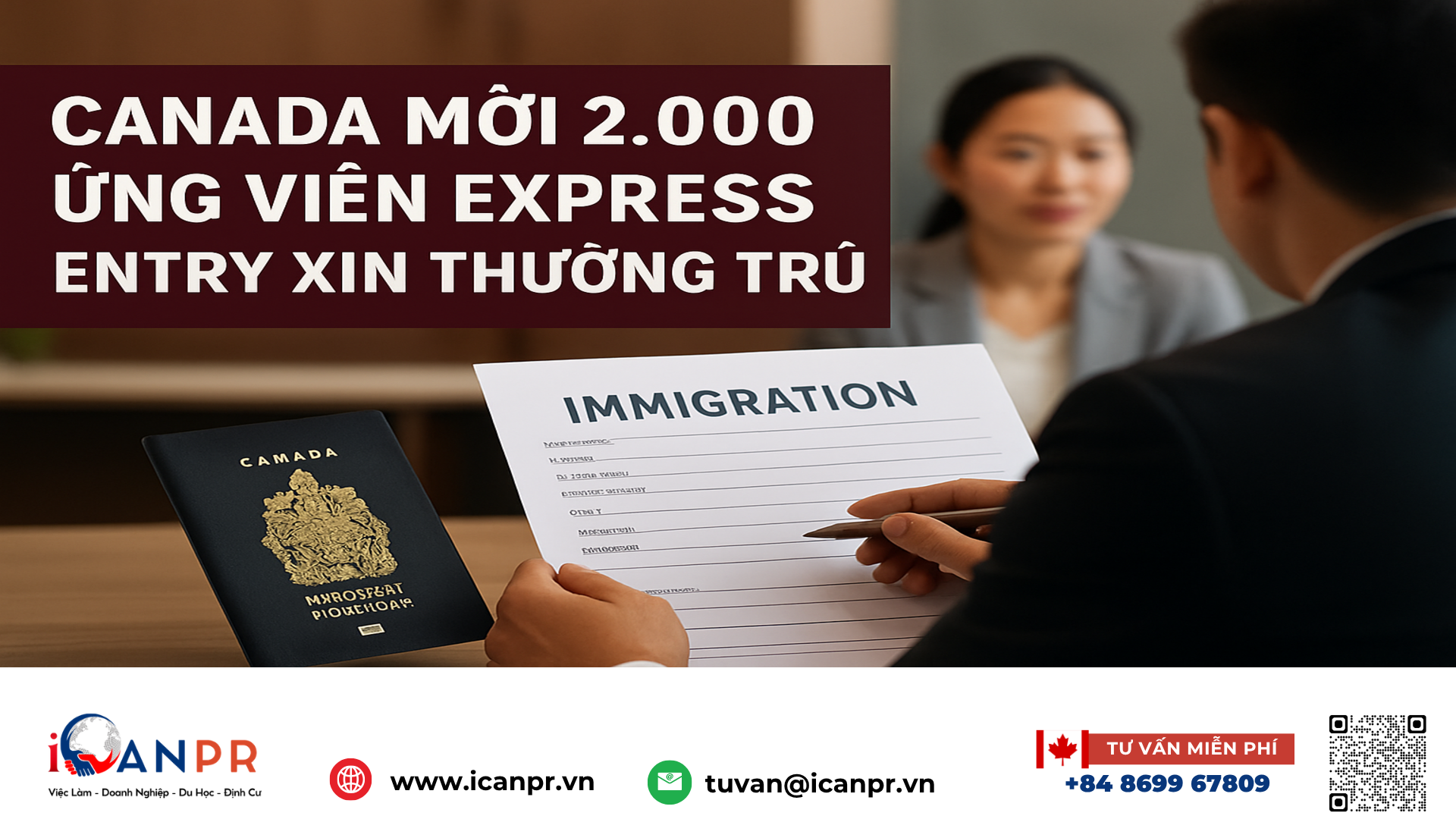 iCanPR - Canada mời 2.000 ứng viên Express Entry xin thường trú iCanPR - Canada mời 2.000 ứng viên Express Entry xin thường trú