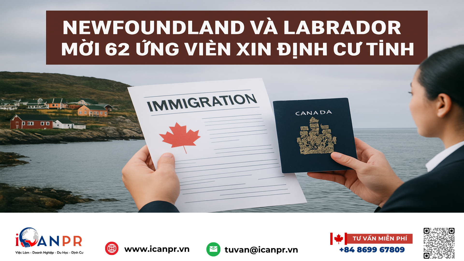 iCanPR - Newfoundland và Labrador mời 62 ứng viên xin định cư tỉnh iCanPR - Newfoundland và Labrador mời 62 ứng viên xin định cư tỉnh