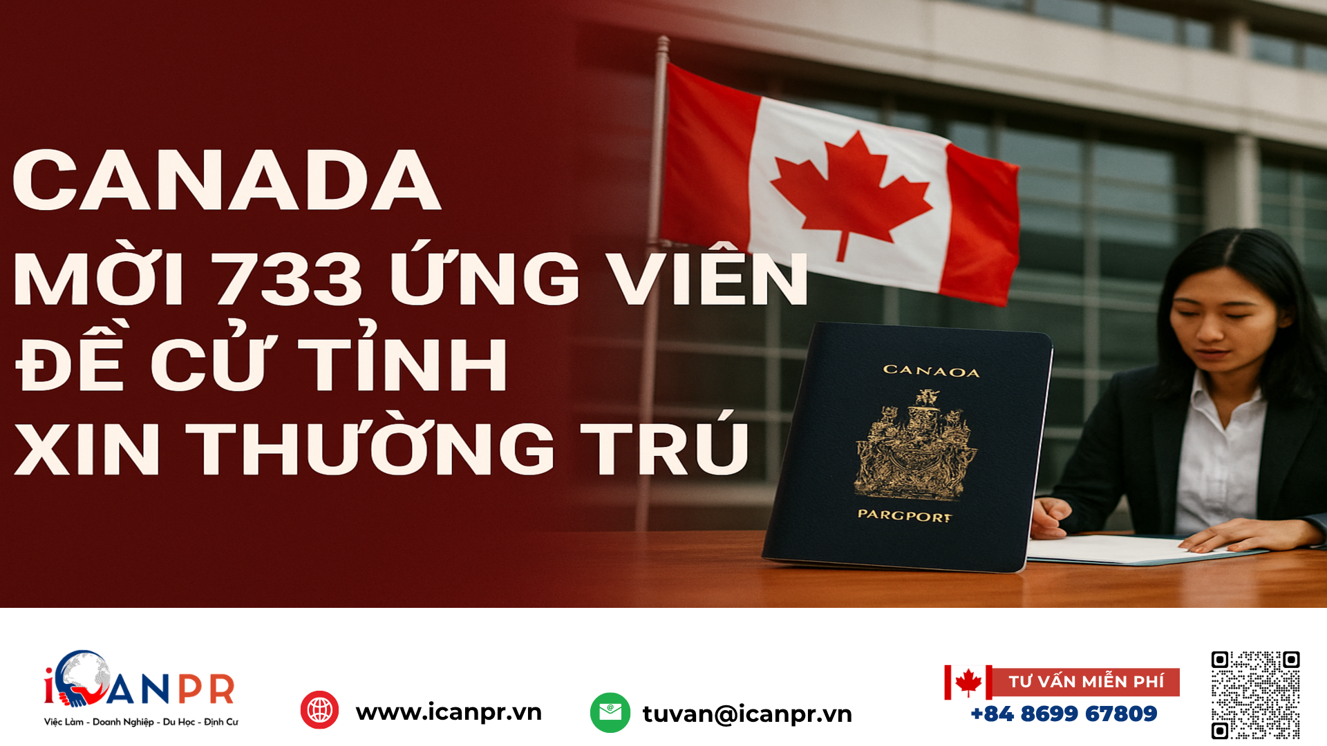 iCanPR - Canada mời 733 ứng viên đề cử tỉnh xin thường trú
