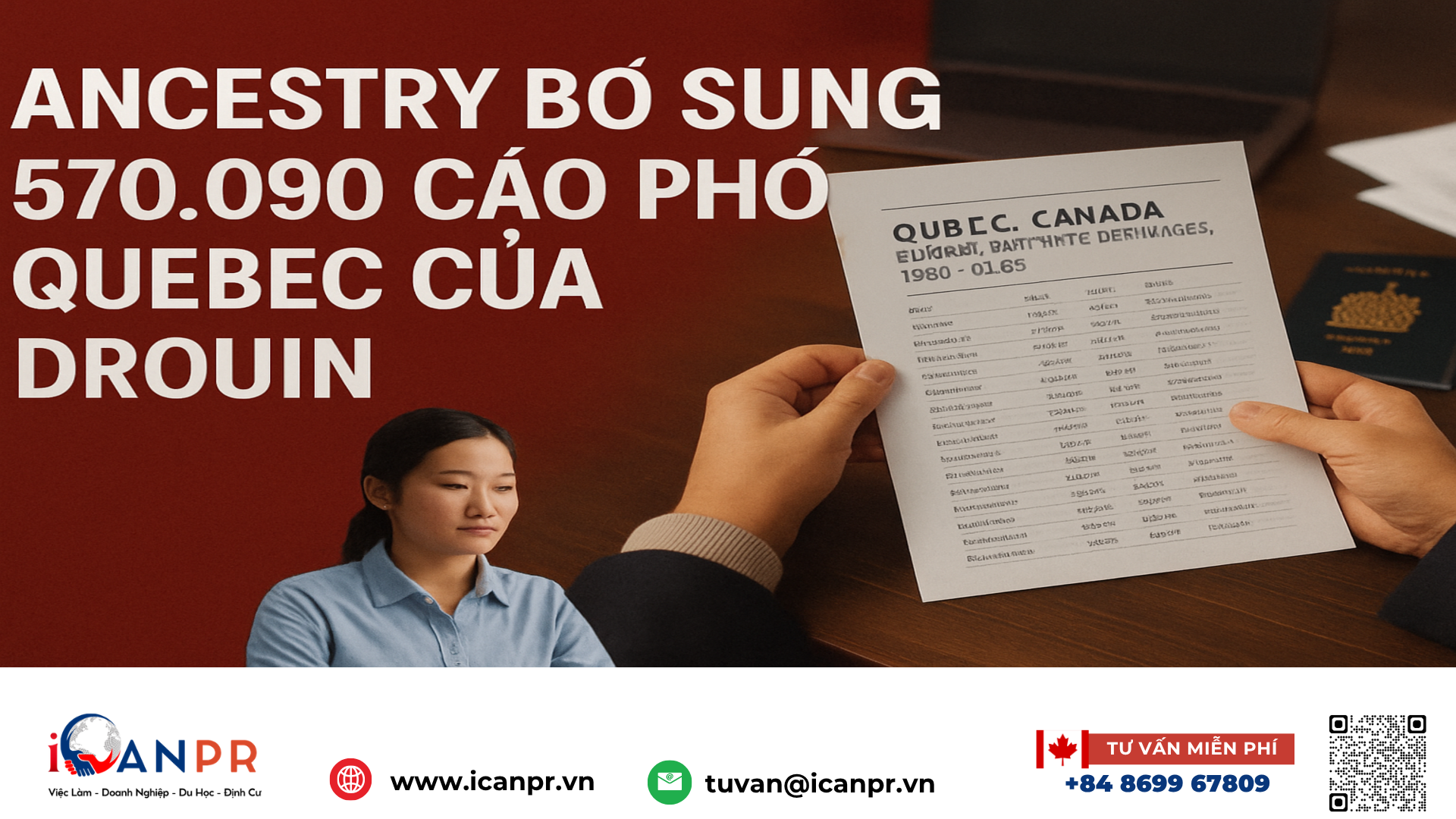 iCanPR - Ancestry bổ sung 570.090 cáo phó Quebec của Drouin iCanPR - Ancestry bổ sung 570.090 cáo phó Quebec của Drouin