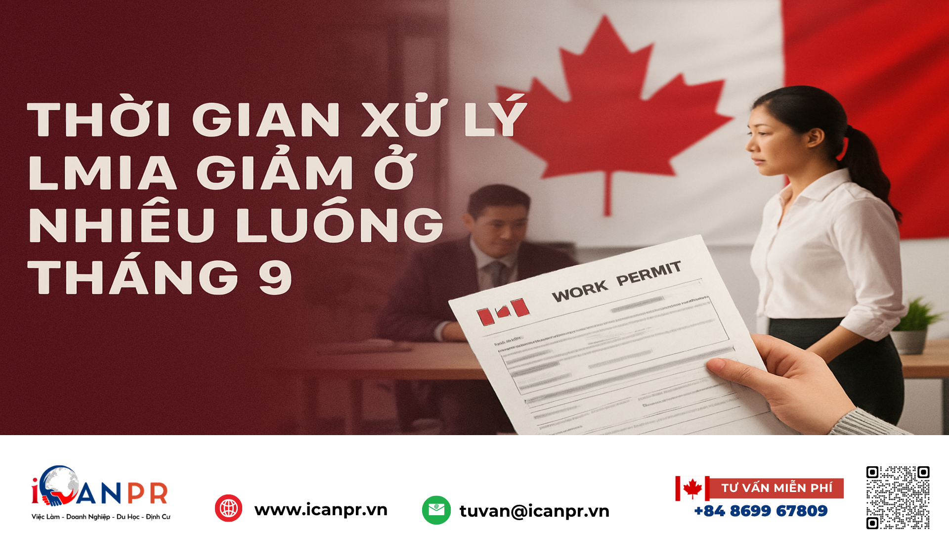 iCanPR - Thời gian xử lý LMIA giảm ở nhiều luồng tháng 9