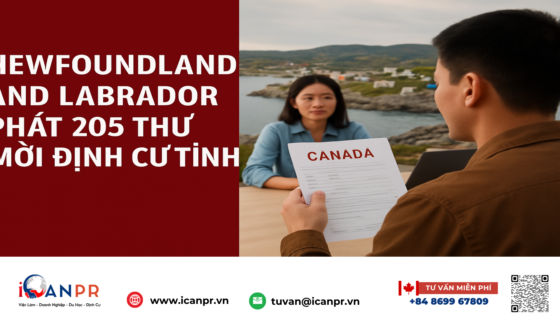 iCanPR - Newfoundland and Labrador phát 205 thư mời định cư tỉnh iCanPR - Newfoundland and Labrador phát 205 thư mời định cư tỉnh